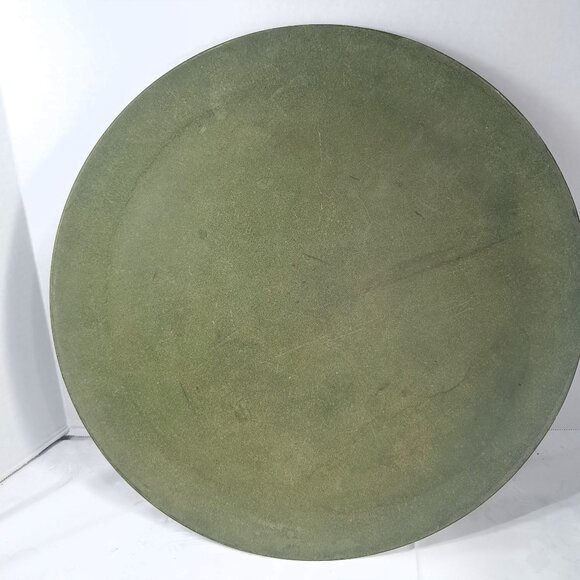 FLINTWOOD Serving Tray serving platter plate green Pasadena California Vintage - Picture 1 of 12